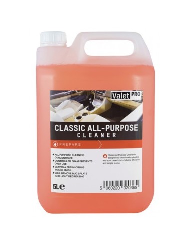 Valet Pro Classic All Purpose Cleaner | Limpa tudo concentrado 5L