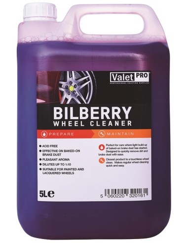 Valet Pro Bilberry Wheel Cleaner 5L- Limpa Jantes 