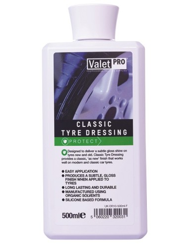 Valet Pro Classic Tyre Dressing | Condicionador de Pneus 500ml