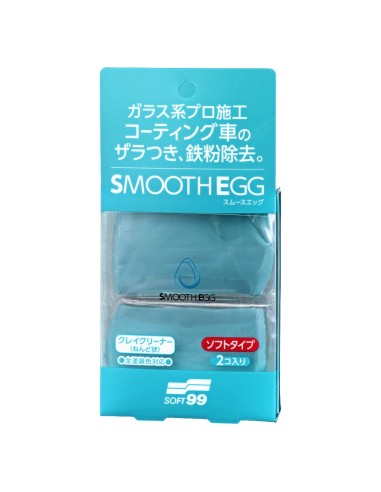 Soft99 Smooth Egg Clay Bar - 2unid (suave)