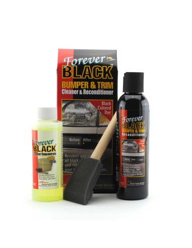 Forever Black Bumper&Trim Dye kit- Restaurador plásticos