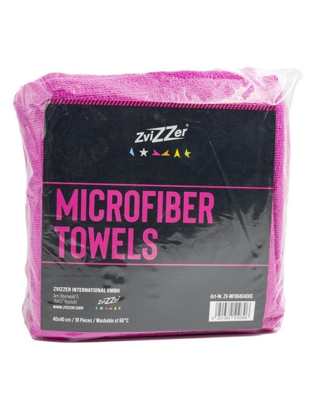 ZVIZZER pack de 10 panos de microfibra - Rosa