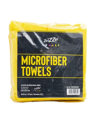 ZVIZZER pack de 10 panos de microfibra - Amarelo