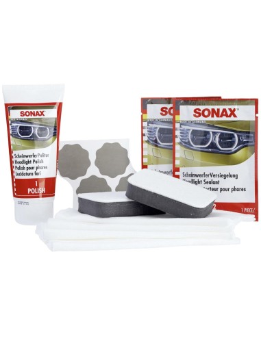 Sonax Kit manual de restauro de faróis