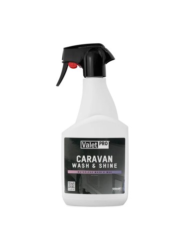 Valet Pro Caravan Wash & Shine 500ml - Limpeza sem água para caravanas