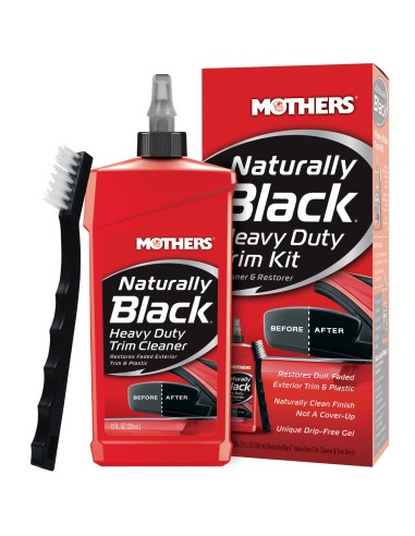 Mothers Naturally Black HD Trim Cleaner Kit