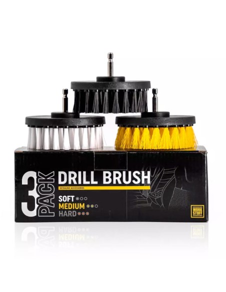 Work Stuff Drill Brush 3 pack - 3 escovas para berbequim