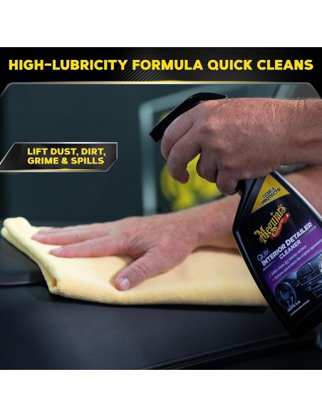 Meguiars Quik Interior Detailer 473ml - Limpeza rápida interior