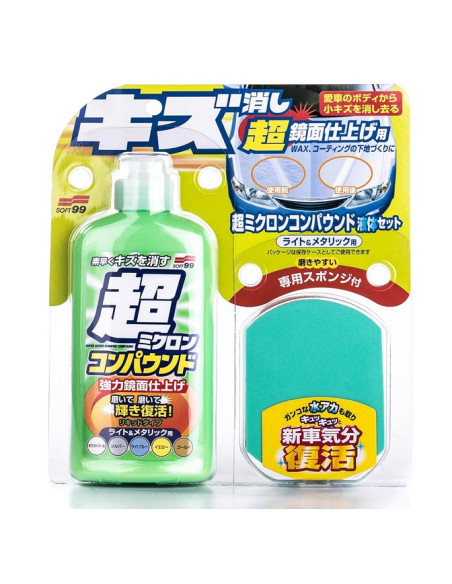 Soft99 Micro Liquid Compound Light - Paint Cleaner cores claras